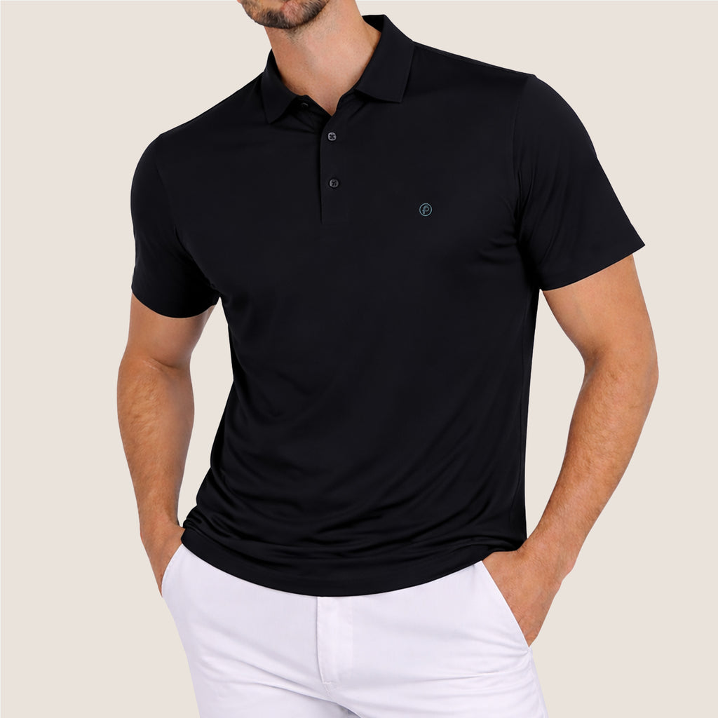 Fernando Pena Performance Polo-Black (SPP1-FP7)