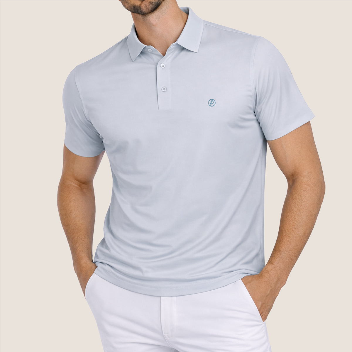 Fernando Pena Performance Polo-LT. Grey (SPP1-FP9)