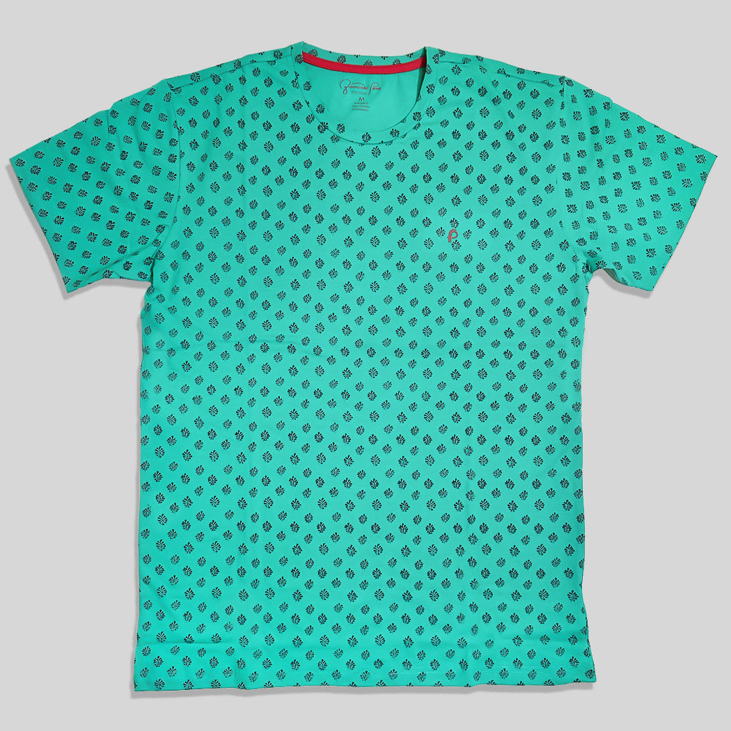 Fernando Pena Mint Bloom – Microprint Pattern Tee (FJT21-07B ...