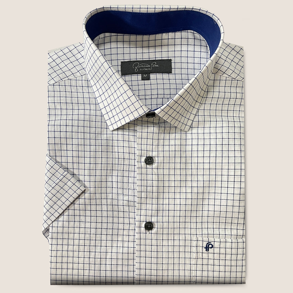 Navy/White Square Print (VF37-06)